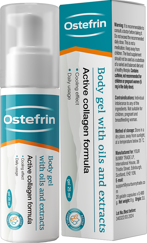 Gél Ostefrin na kĺby 25 ml s balením